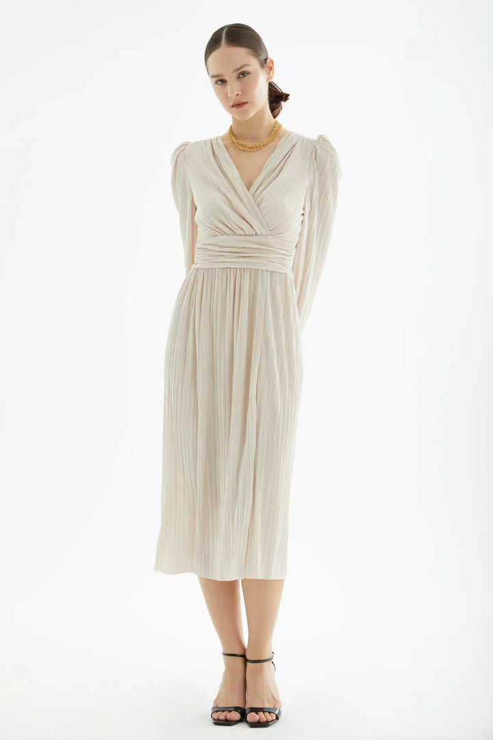 FRV BEIGE SANDY MIDI MIDI платье - Bayonne