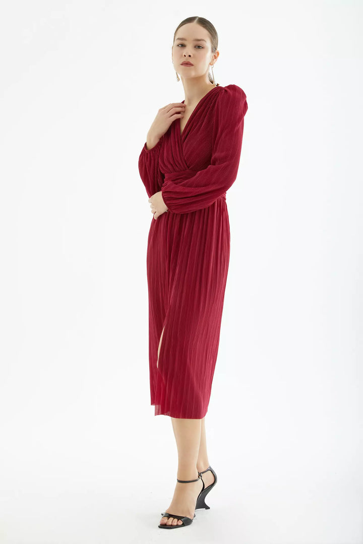 Frv Maroon Sandy Long Rineve Midi платье - Калгари