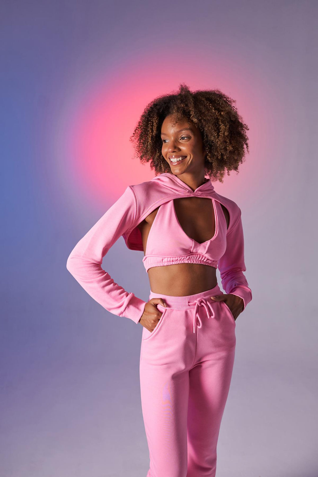 HLLY Women Olly Sweat Pink - Cape Coral