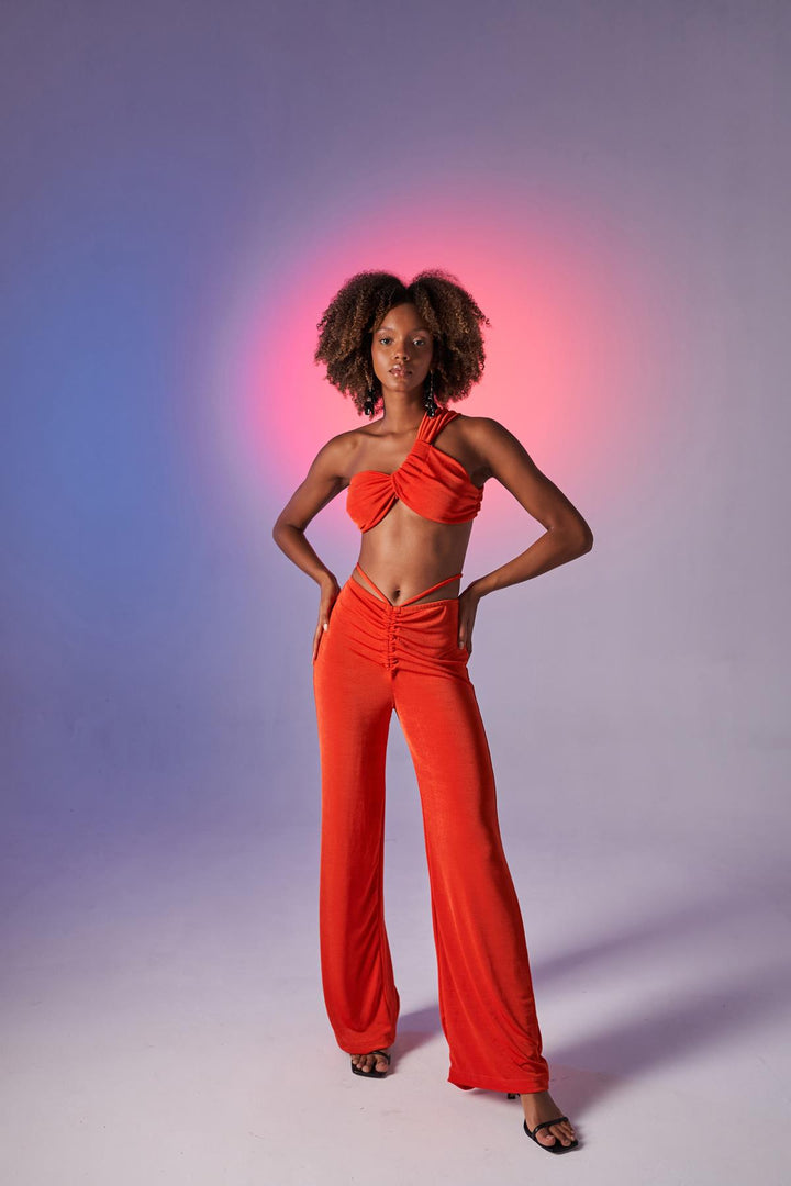 HLLY Women Beatrice Crop Orange - Union