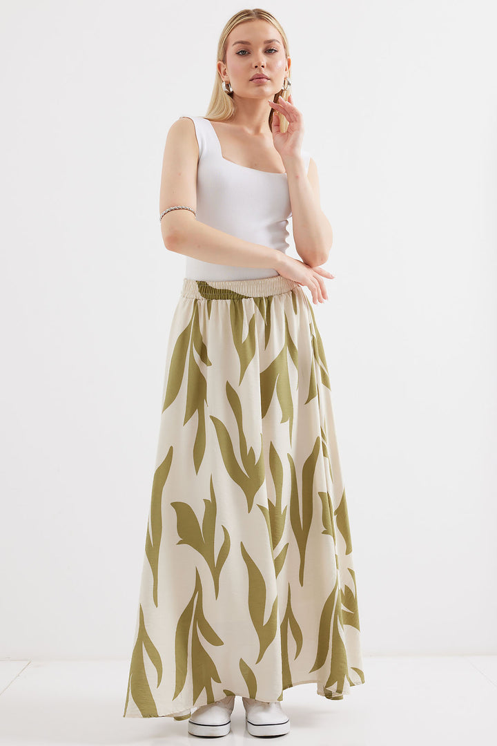 BGD Women Patterned Long Skirt - Çağla - Avondale