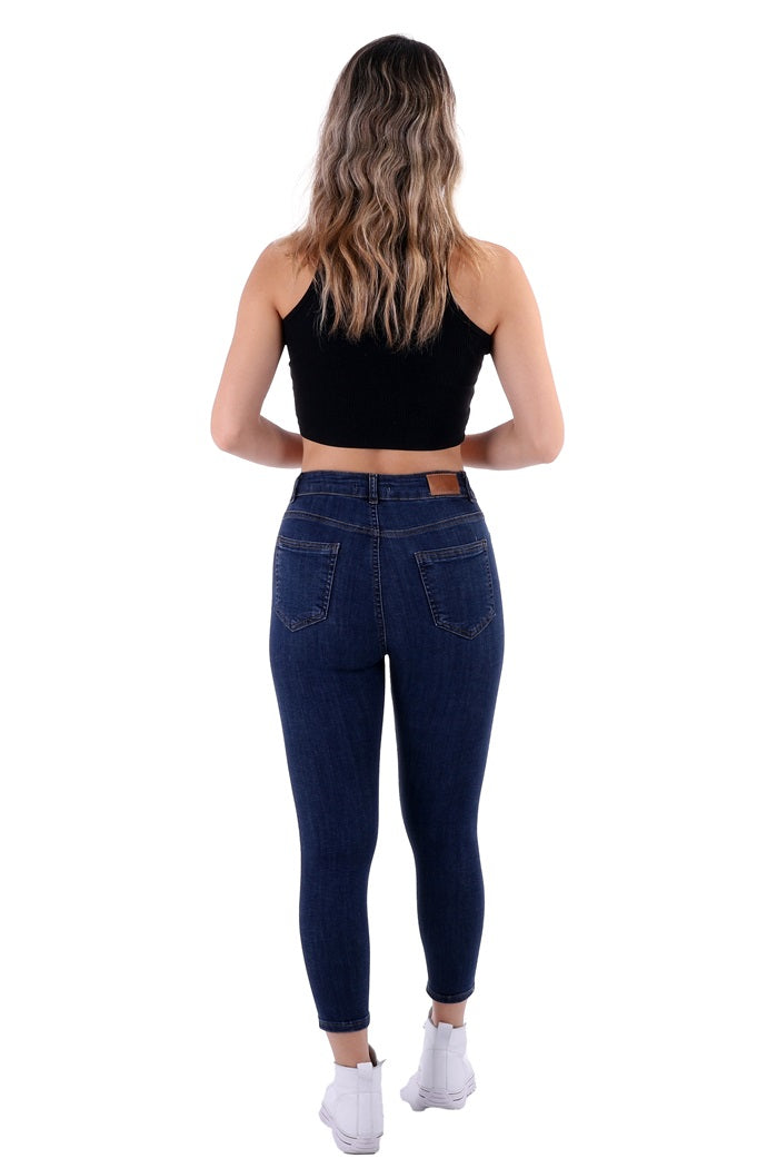 XLJ High Waisted Short Skinny Jean Mixed - Bronx