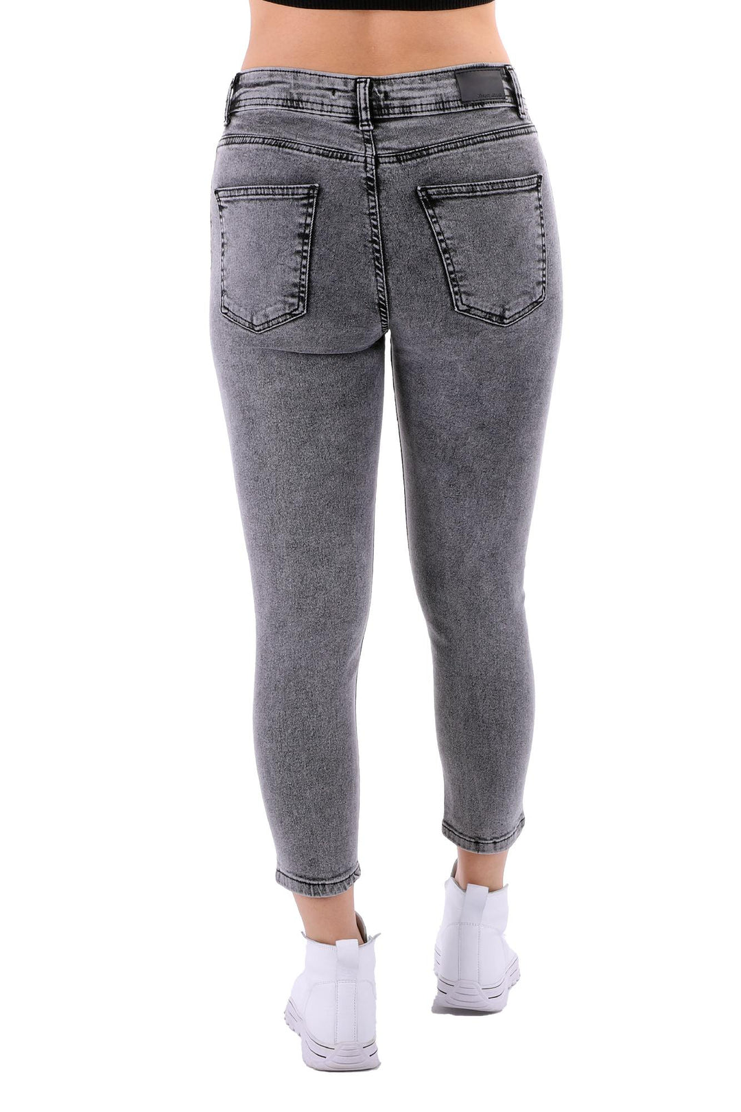 XLJ High Waisted Short Skinny Jean Mixed - Bastia