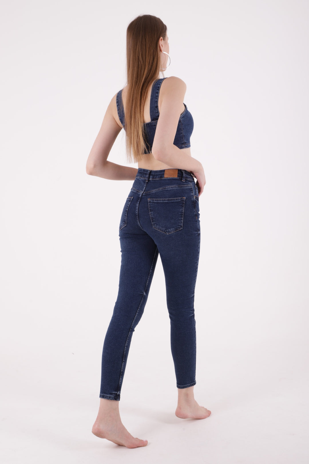 XLJ High Waist Skinny Short Jean Mixed - Carmichael