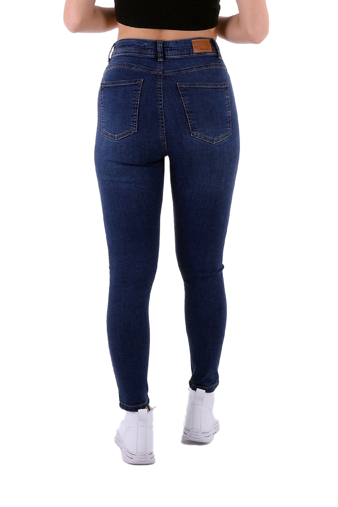 XLJ High Waisted Ankle Length Skinny Jean Mixed - Lelystad