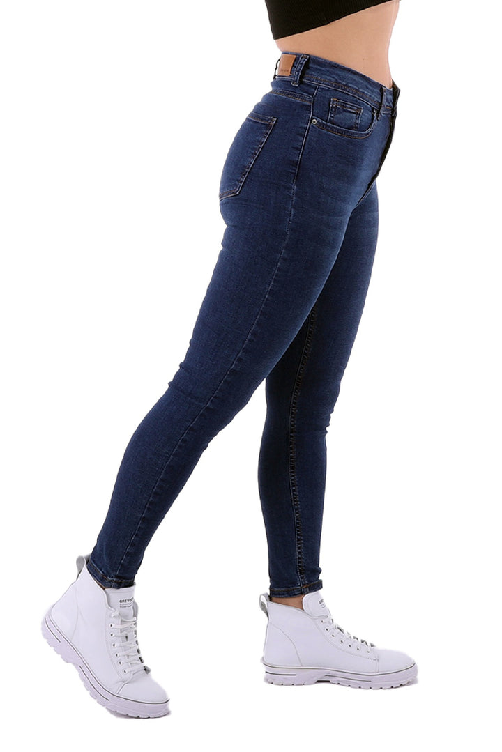 XLJ High Waisted Ankle Length Skinny Jean Mixed - Lelystad