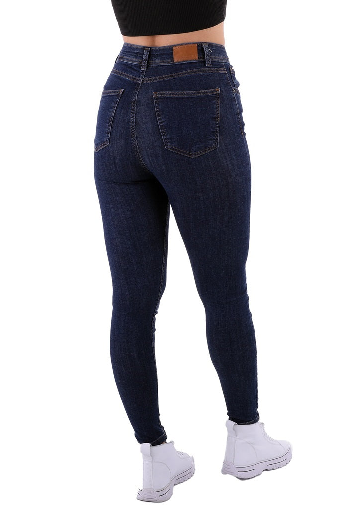 XLJ High Waisted Ankle Length Skinny Jean Mixed - Puerto Vallarta