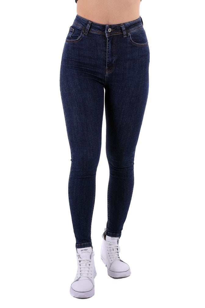 XLJ High Waisted Ankle Length Skinny Jean Mixed - Puerto Vallarta