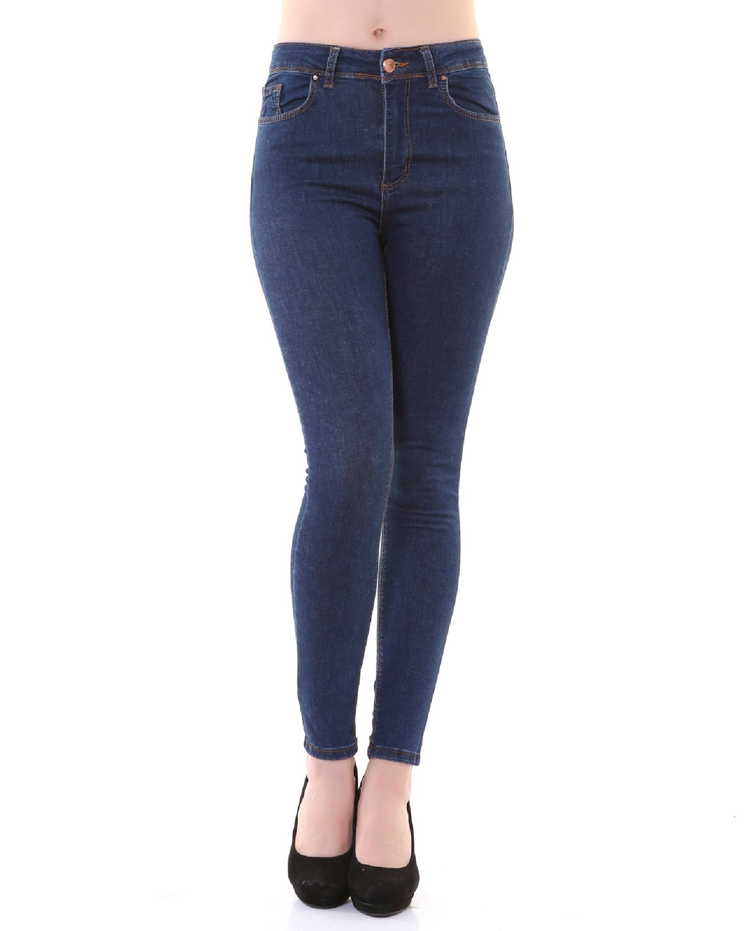 XLJ High Waisted Ankle Length Skinny Jean Mixed - Erie