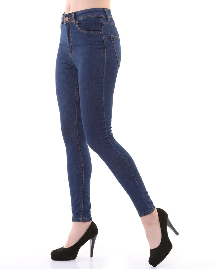 XLJ High Waisted Ankle Length Skinny Jean Mixed - Erie