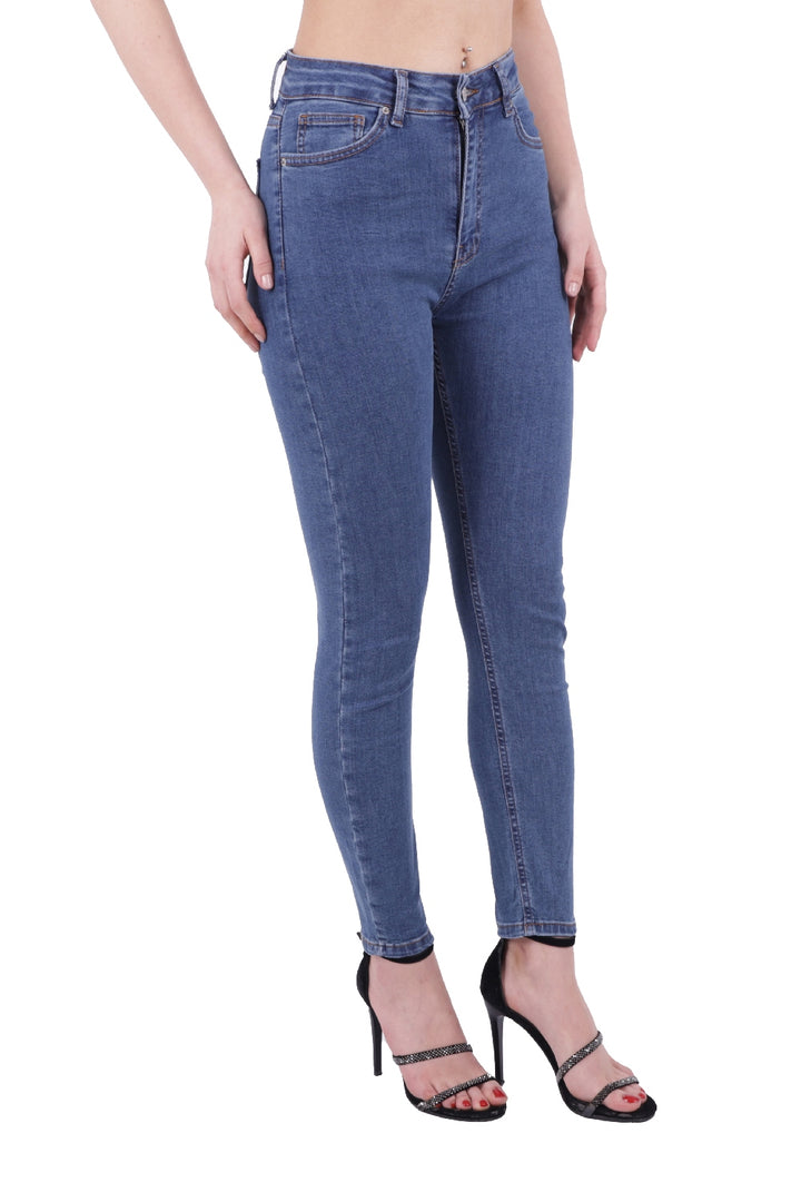 XLJ High Waisted Ankle Length Skinny Jean Mixed - Hameln