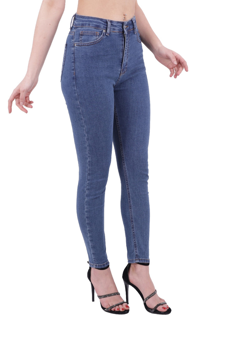 XLJ High Waisted Ankle Length Skinny Jean Mixed - Hameln