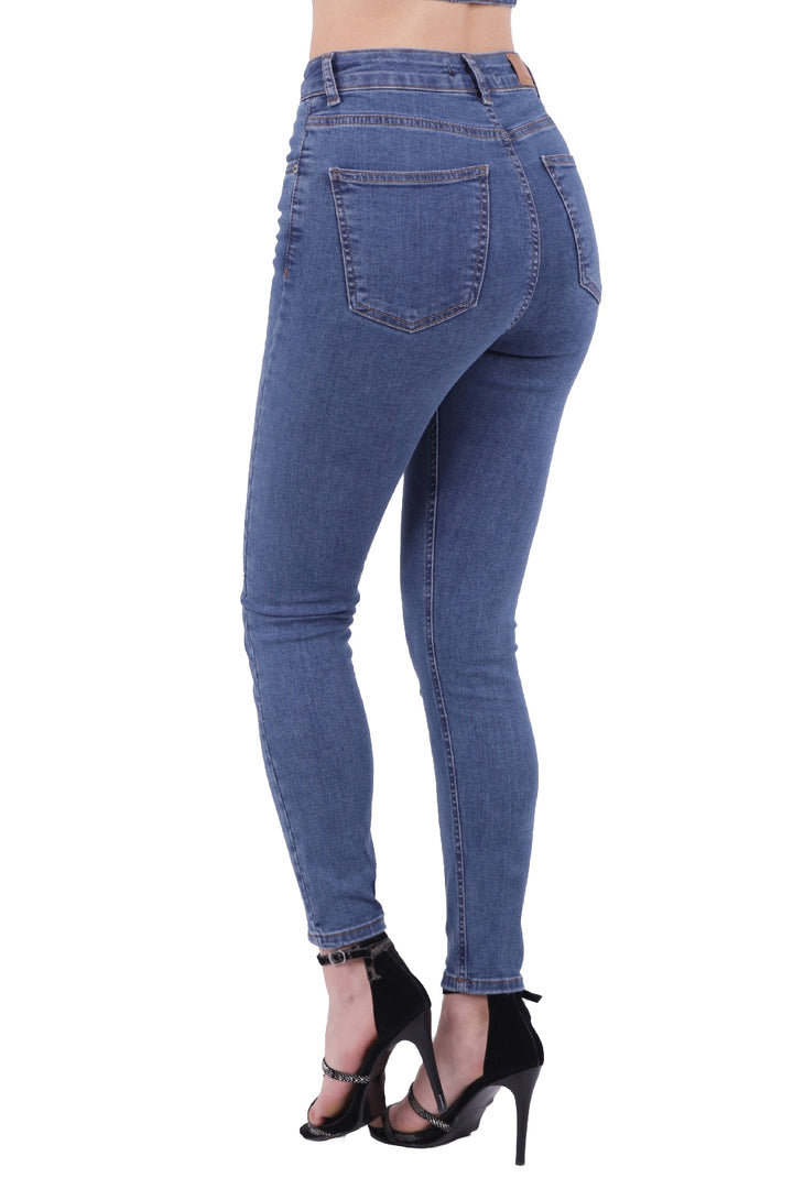 XLJ High Waisted Ankle Length Skinny Jean Mixed - Hameln