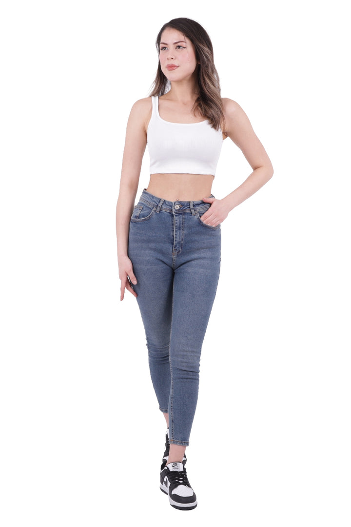 XLJ High Waisted Skinny Full Length Jean Mixed - Oleksandriia