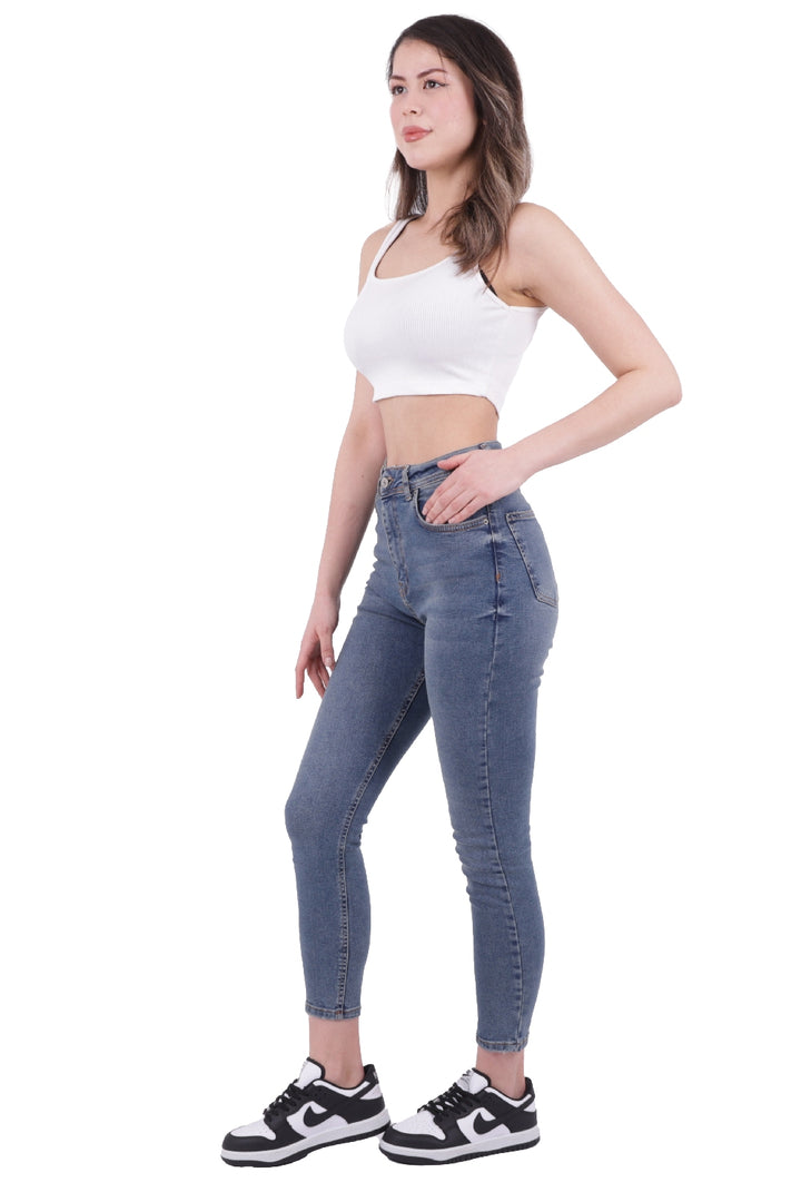 XLJ High Waisted Skinny Full Length Jean Mixed - Oleksandriia