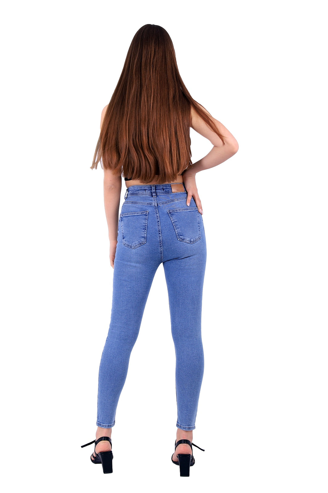 XLJ High Waisted Skinny Full Length Jean Mixed - Sibiu