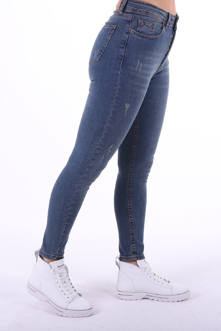 XLJ High Waisted Skinny Ankle Length Jean Mixed - Hackensack