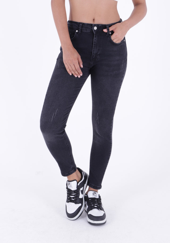 XLJ High Waisted Skinny Ankle Length Jean Mixed - Durham