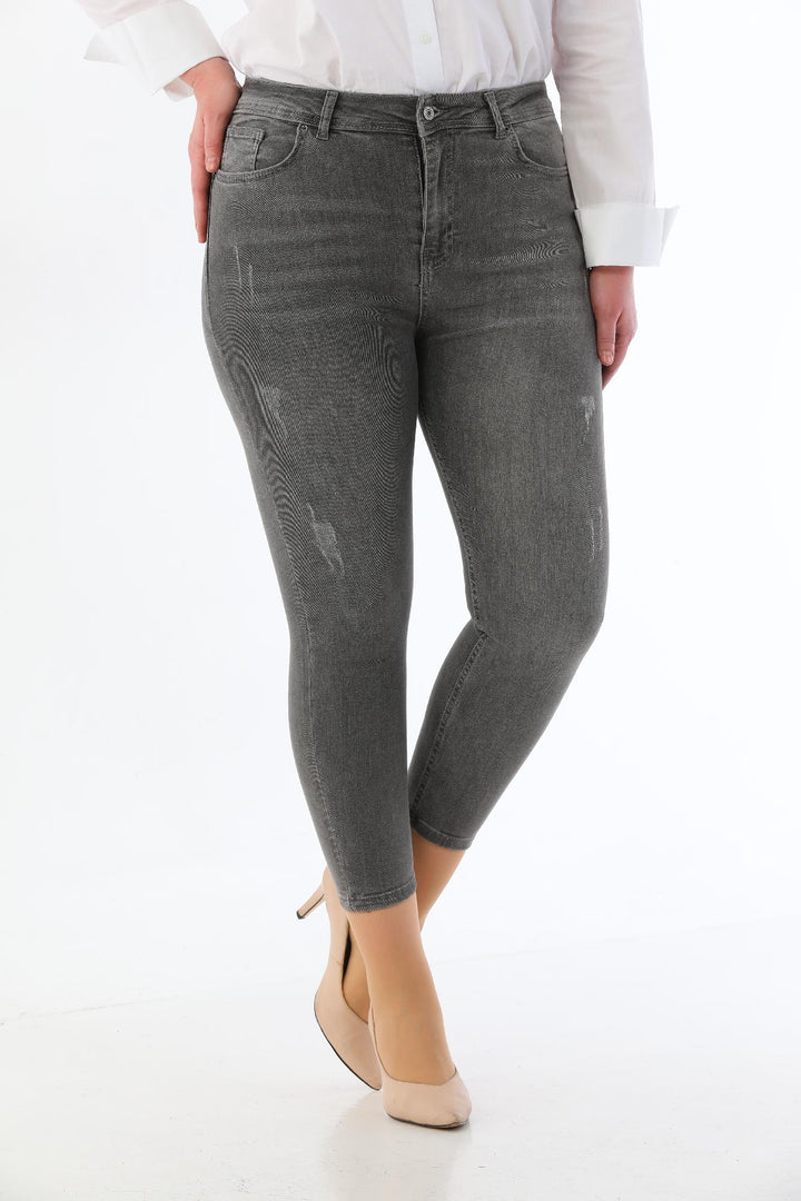 XLJ High Waisted Skinny Ankle Length Jean Mixed - Rancho Santa Margarita