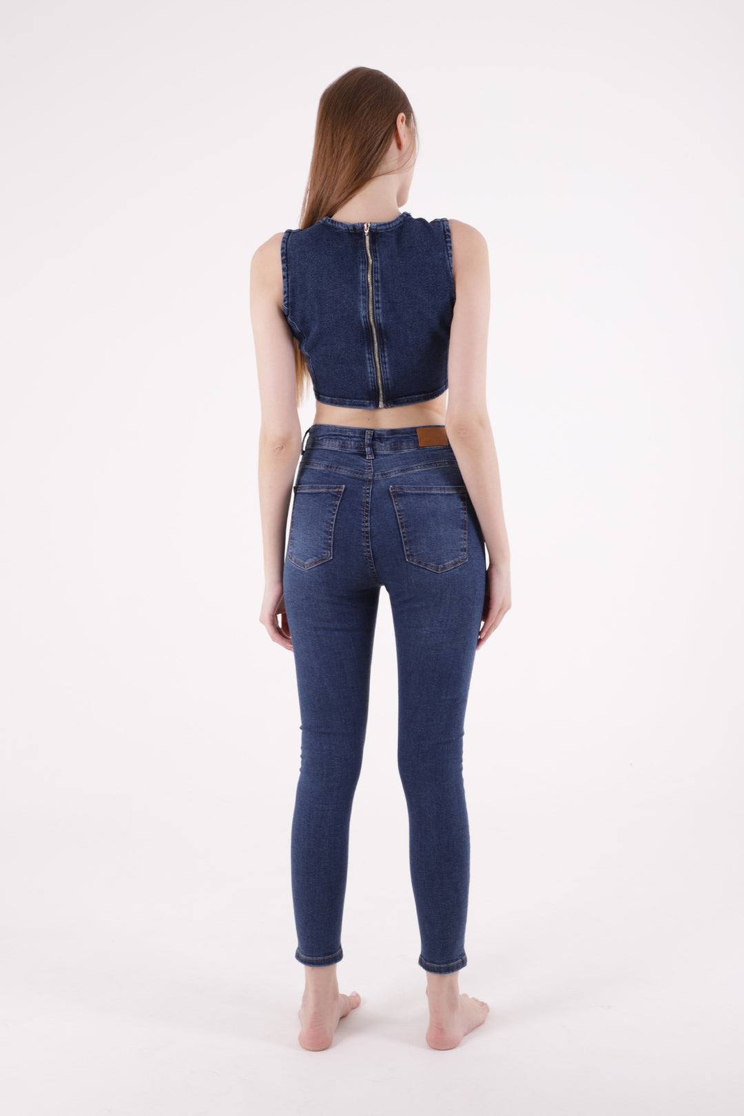 XLJ High Waisted and Little Ripped Skinny Jean Mixed - Sanford