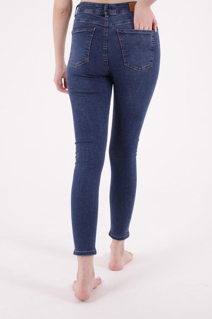 XLJ High Waisted and Little Ripped Skinny Jean Mixed - Sanford