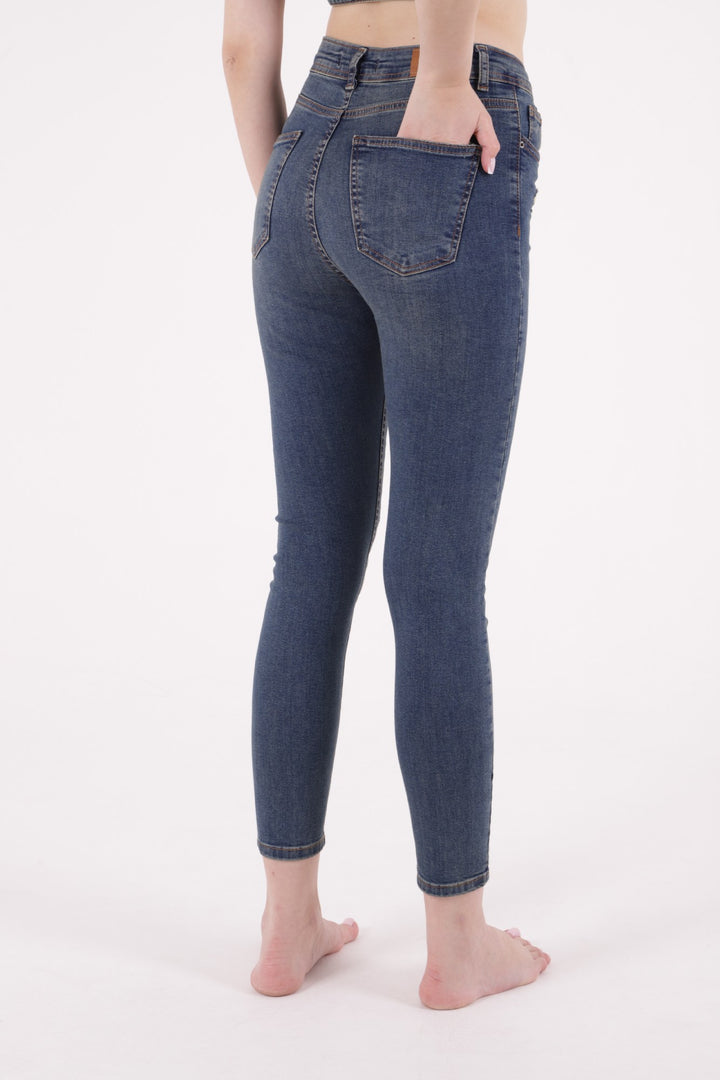 XLJ High Waisted and Little Ripped Skinny Jean Mixed - Worcester