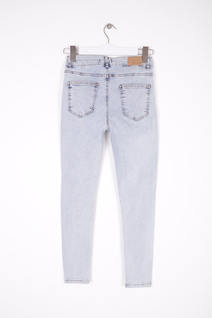 XLJ High Waisted and Little Ripped Skinny Jean Mixed - Como