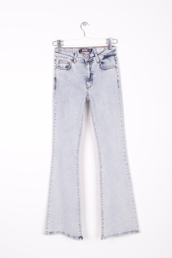 XLJ High Waisted and Flared Leg Skinny Jean Mixed - Weinheim