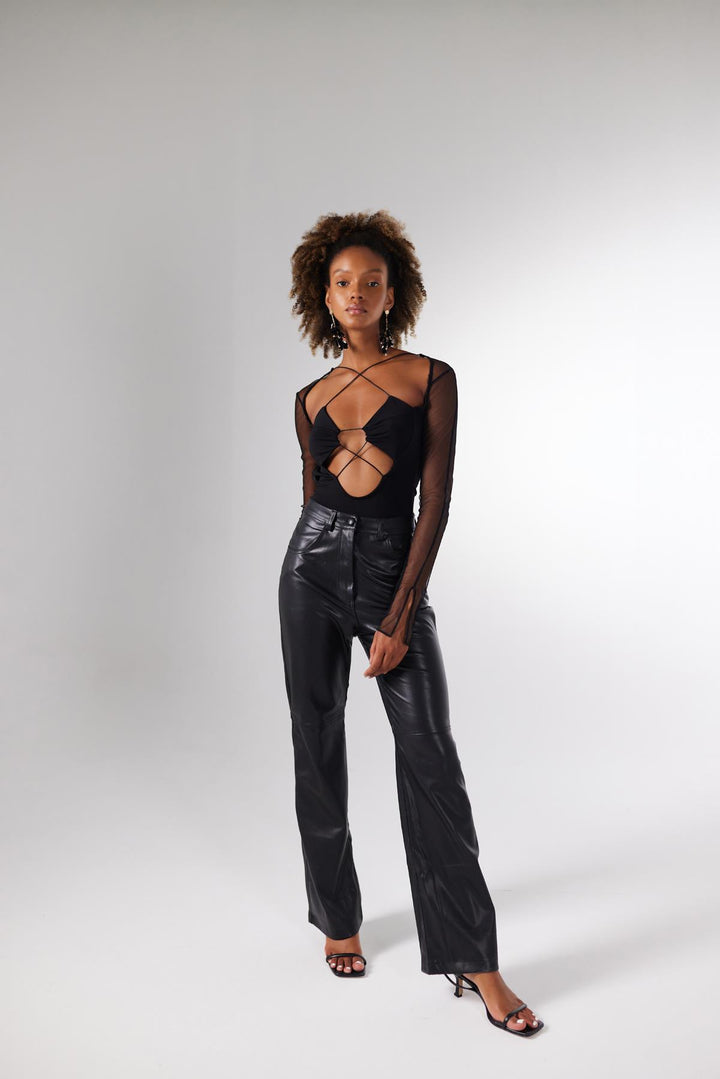 HLLY Women Bony Bodysuit Black - Torquay