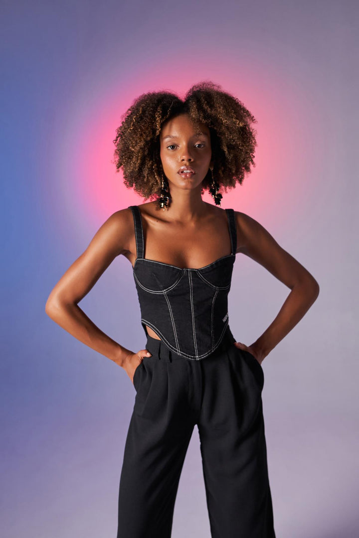 HLLY Women Patty Bustier Black - Chelmsford