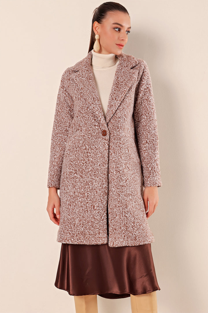 BGD Women Oversized Coat - M. Brown - Avondale