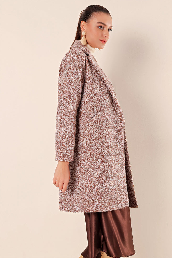 BGD Women Oversized Coat - M. Brown - Avondale