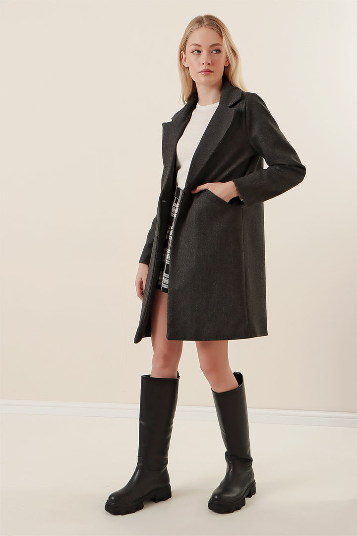 BGD Women Stamp Coat - Smoke Gray - Avondale