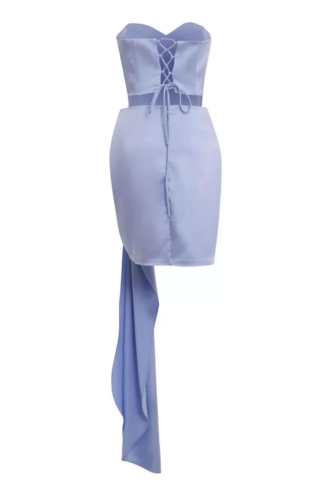 FRV Blue satin sleeveless mini set - Coeur dAlene