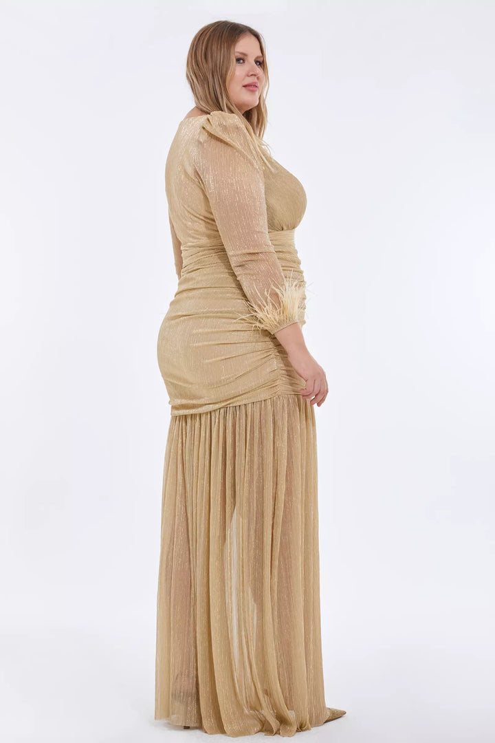 Gold Gold Plus Size Moonlight Maxi платье - Ричмонд Хилл