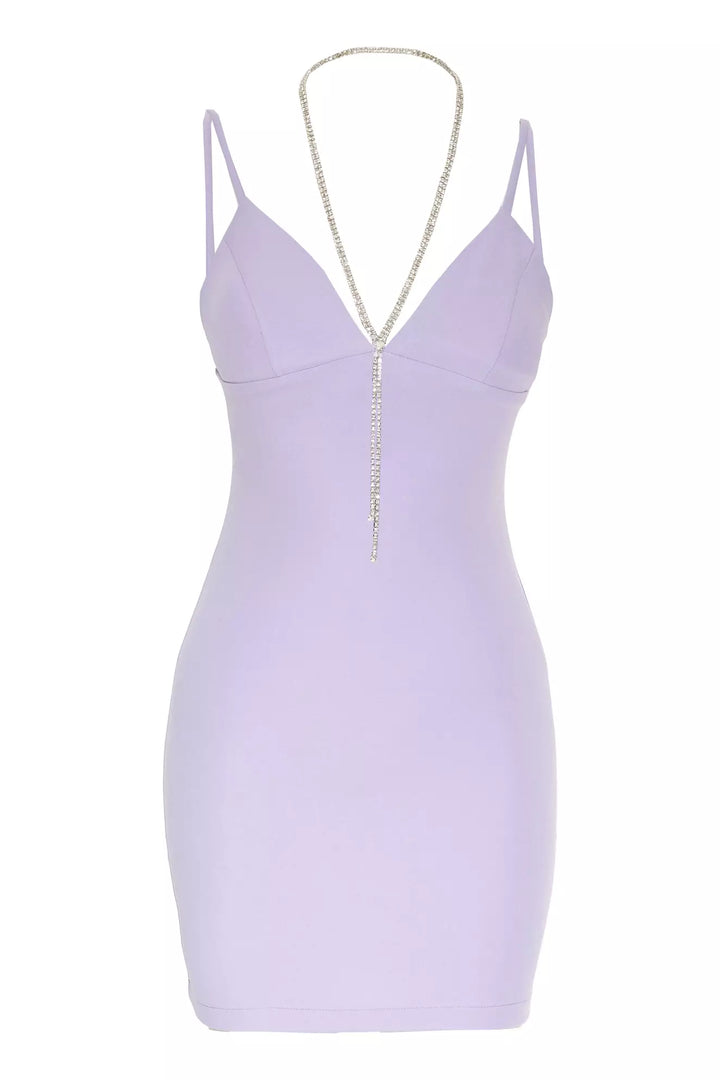 FRV Lilac Plus Size Crepe без рукавов мини -платье - Broomfield