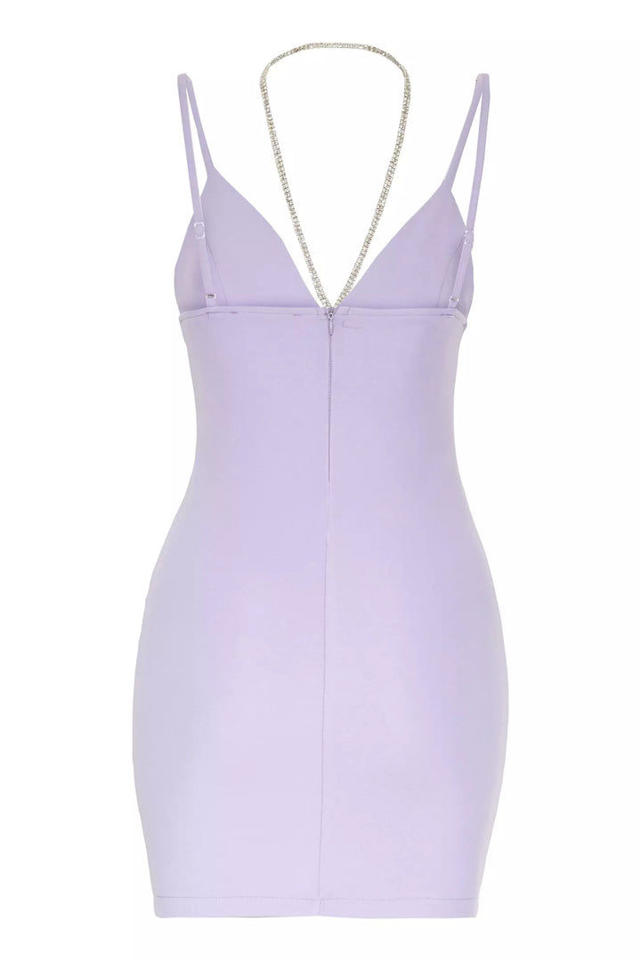 FRV Lilac Plus Size Crepe без рукавов мини -платье - Broomfield