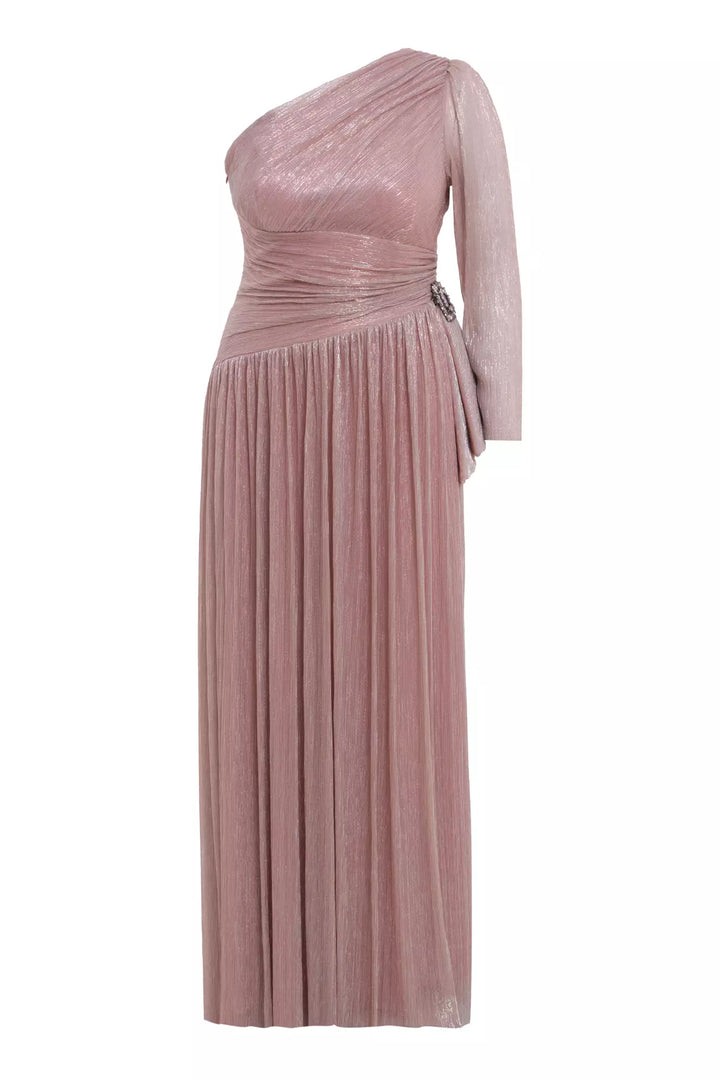 FRV Blush plus size moonlight single sleeve long dress - Southaven