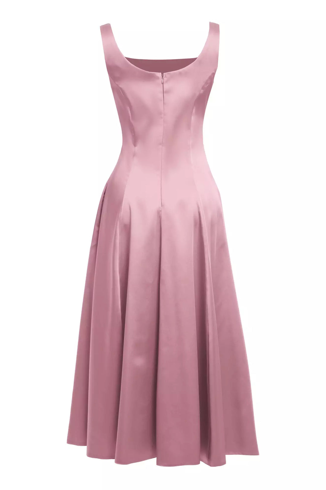 FRV Blush satin sleeveless midi dress - Valle de Santiago