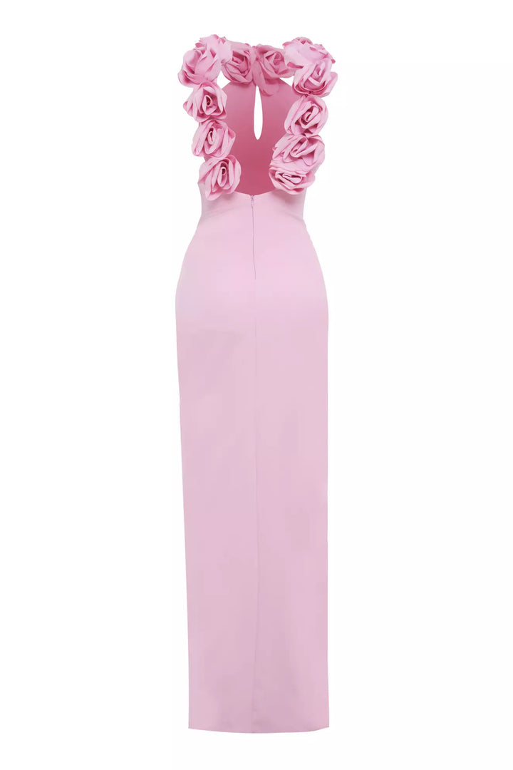 FRV Blush Crepe Dleveless Long Dress - Rueil -Malmaison