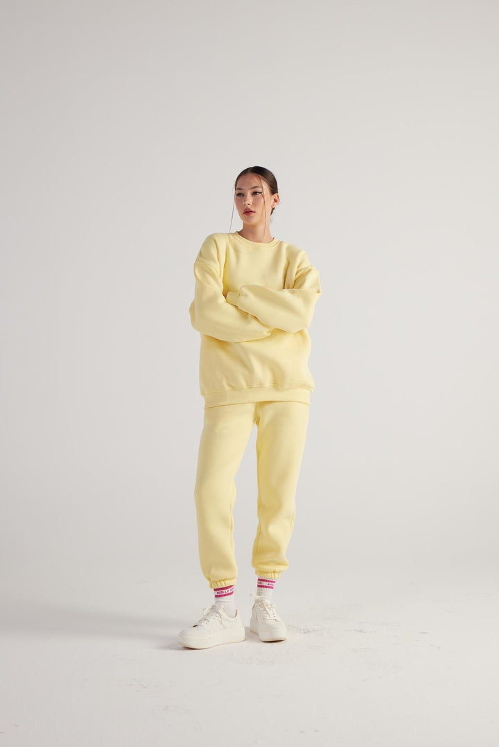 HLLY Women Fine Yellow Sweatpants - Beckenham