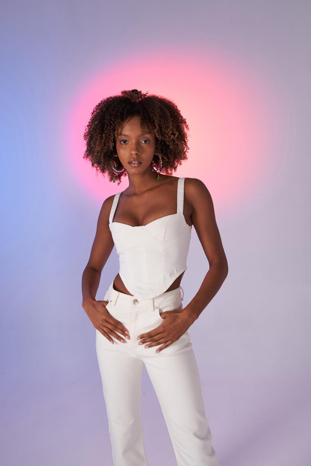 HLLY Women Patty Bustier White - Lynnwood