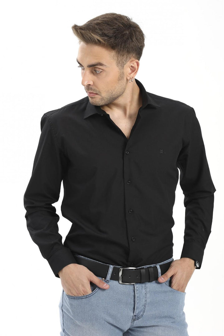 MPL Men's Long Sleeve Satin Shirt 2097 - Edina