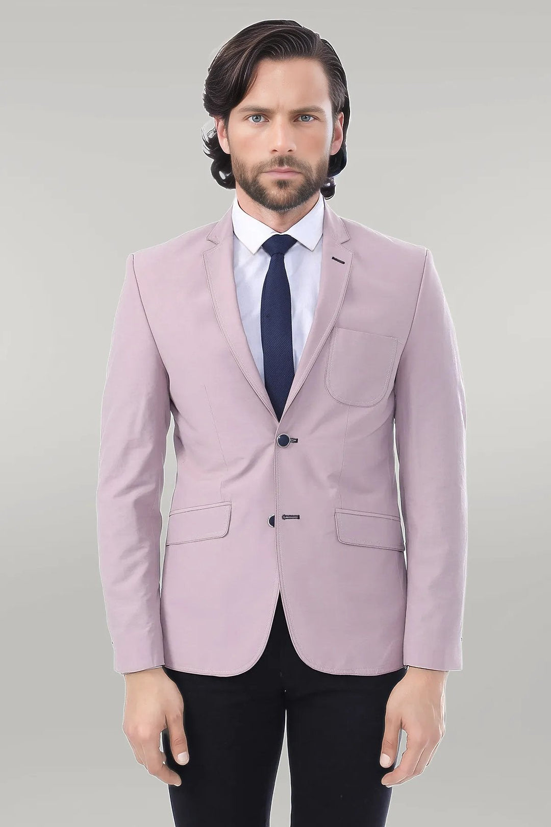 WSS Patched Light Pink Blazer  - Singen