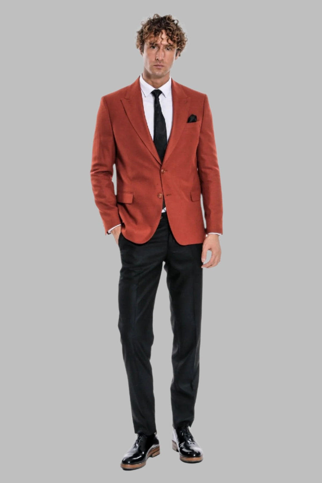 WSS Plain Slim Fit Sport Burgundy Men Blazer  - Singen