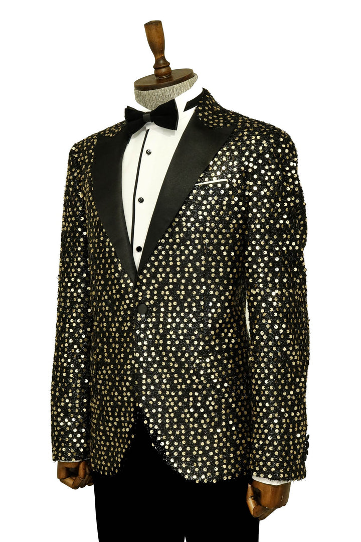 WSS Smoked Sparkly Patterned Party Blazer  - Singen