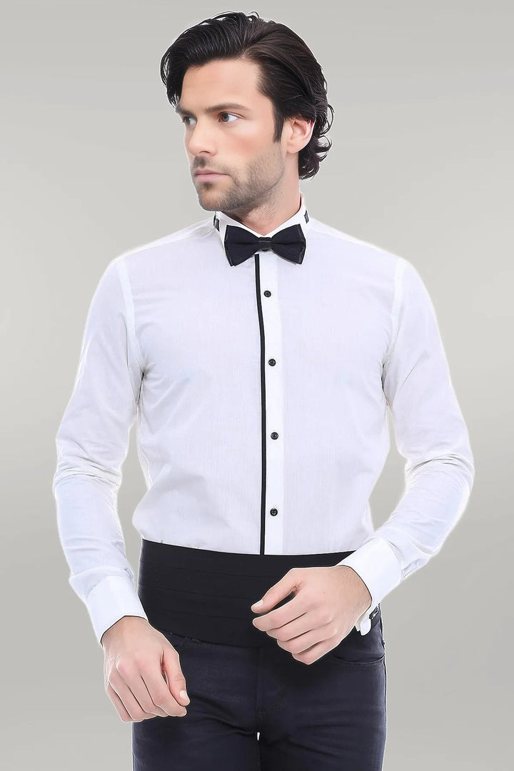 Рубашка WSS Cream Tuxedo - Singen