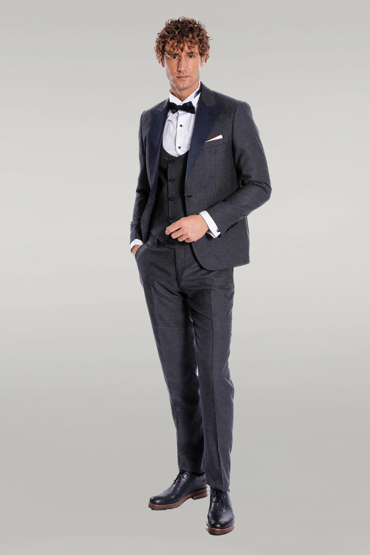 WSS Navy Blue Tuxedo Suit  - Singen