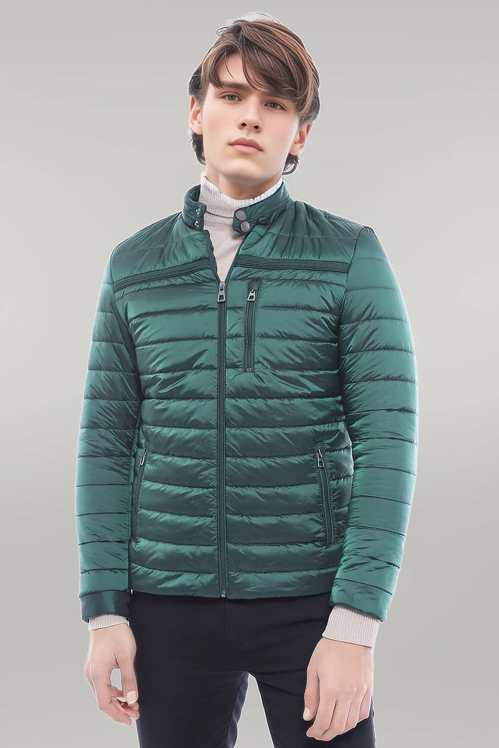 WSS Green Down Men Coat  - Singen