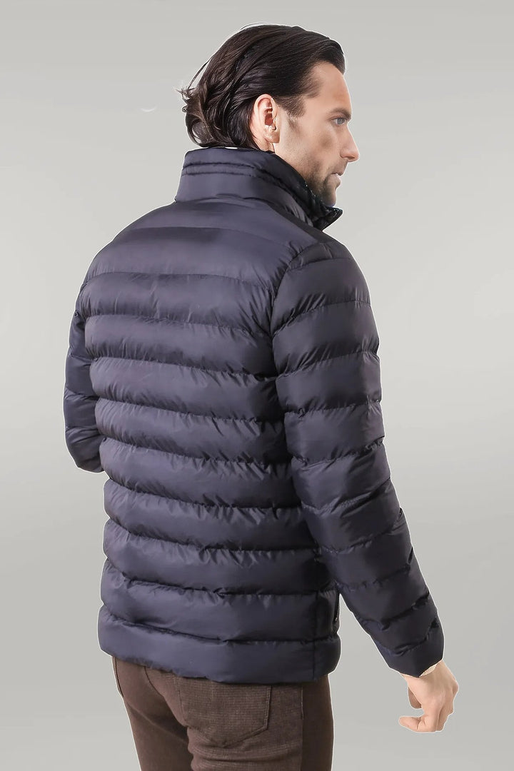 WSS Navy Short Men Down Jacket  - Singen